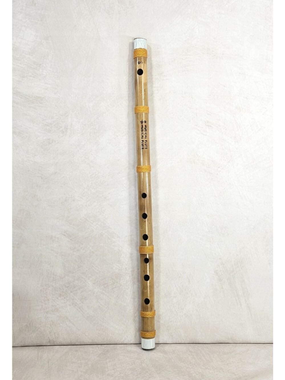 Handmade D2 Bamboo Bansuri 23" Flute Indian Wooden Wind Musical Instrument